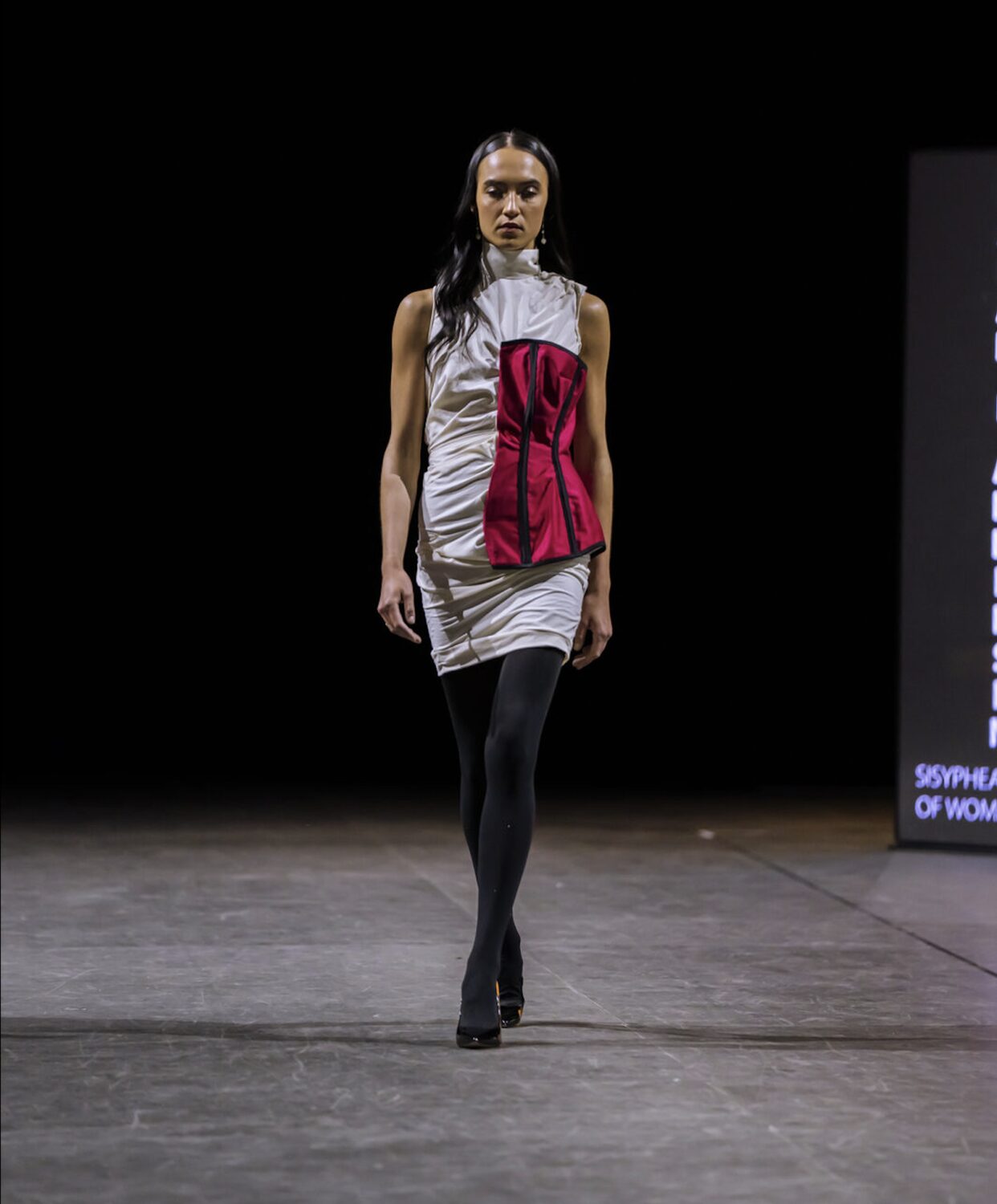 Sisyphean Ideals of Womanhood, Look 3, final anchor piece